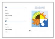 seasons booklet