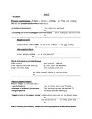 English Worksheet: Review 9VG