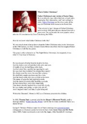 English Worksheet: Christmas