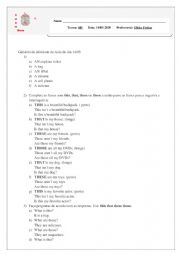 English Worksheet: Articles