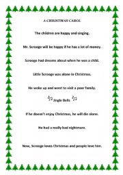 English Worksheet: Christmas Carol