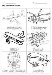 English Worksheet: Air Transport