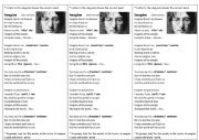 English Worksheet: Song Imagine - John Lennon 