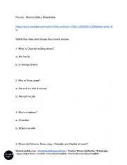 English Worksheet: Friends Monica Gets a Roommate