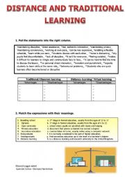 English Worksheet: Distance (E-)Learning