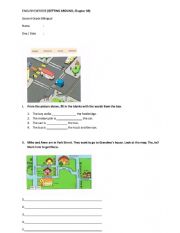 English Worksheet: about math 