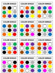 Color Bingo!