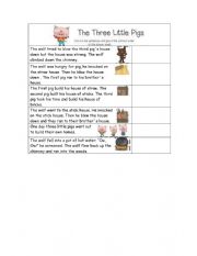 English Worksheet: Fairy Tale Worksheet