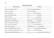 English Worksheet: Irregular verbs in past tense