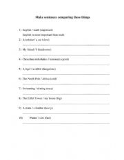 English Worksheet: ADJECTIVES