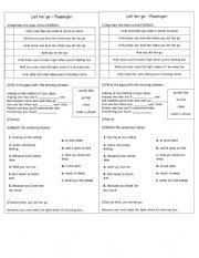 English Worksheet: LET HER GO