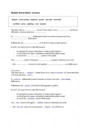 Inside these lines-vocabulary-summary-worksheet-