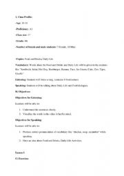 English Worksheet: Audio Lingual Method 