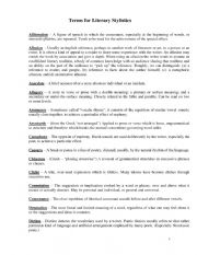 English Worksheet: stylistics