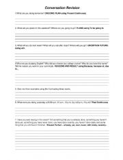 English Worksheet: Grammar REview