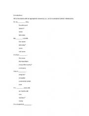 English Worksheet: Grammar Bank