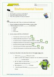 English Worksheet: What to do with your old mobile phone