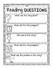 reading questions