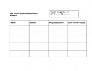 English Worksheet: Transport Conversation Card