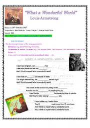 English Worksheet: Louis Armstrong