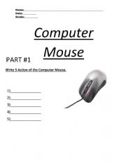English Worksheet: Computer Mouse