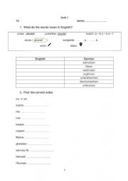 English Worksheet: Numbers and greetings