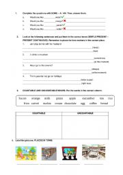 English Worksheet: Elementary Practice 7