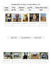 Animals of Asia and Africa