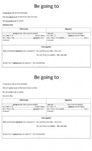 English Worksheet: Let�s talk about plans