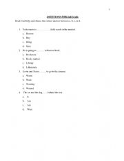 English Worksheet: Worksheet Grammar