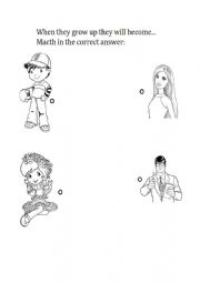 English Worksheet: Boy, man, Girl and Woman