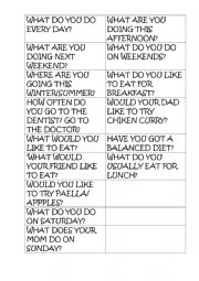 English Worksheet: Daily Routine