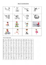 English Worksheet: SPORTS AND ABILITIES