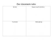 Classroom Rules to Ilustrate