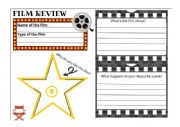 English Worksheet: Film Review
