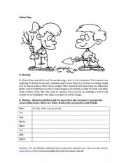 English Worksheet: Arbor Day