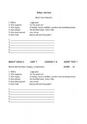 English Worksheet: William And Kate