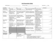 English Worksheet: Speaking Grades