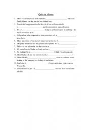 English Worksheet: Quiz on idioms