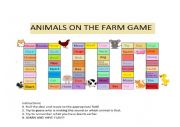 Animals on farm game