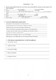 First conditional - worksheet