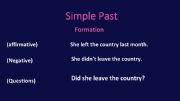 Simple past-past continuous