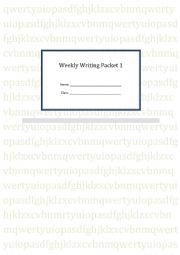 English Worksheet: DESCRIPTIVE WRITING