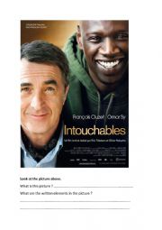 English Worksheet: Intouchables