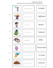 English Worksheet: Family and Friends - Starters - Unit 5-8