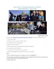 English Worksheet: USA Culture and Civilization. Biden Inauguration Day 