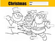 English Worksheet: Christmas