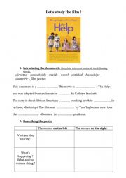 English Worksheet: The Help -Worksheet