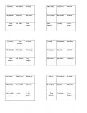 Tic Tac Toe for tenses 