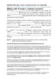 English worksheet: Translation Practice